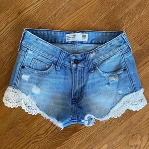 Denim shorts